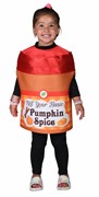 Rasta Imposta Pumpkin Spice Seasoning Costume, Child Size 3-6 1665