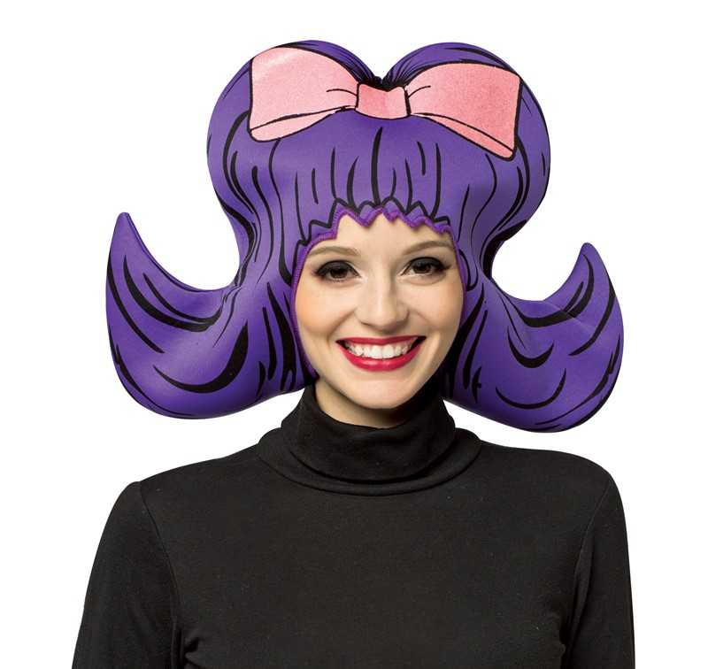 Rasta Imposta Purple Bouffant Cartoon Wig GC1351