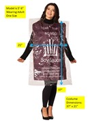 Rasta Imposta Soy Sauce Packet & Pho Noodle Bowl Couples Halloween Costume, Adult One Size 10132 View 4
