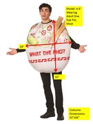 Rasta Imposta Soy Sauce Packet & Pho Noodle Bowl Couples Halloween Costume, Adult One Size 10132 View 5