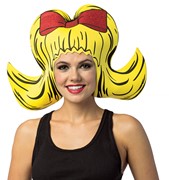 Rasta Imposta Yellow Bouffant Cartoon Wig 1349