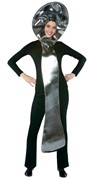 Rasta Imposta Silver Spoon Costume, Adult One Size 6124
