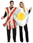 Rasta Imposta Bacon & Eggs Couples Costume, Adult One Size GC7096