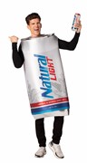 Rasta Imposta Natural Light Beer Can Costume, Adult One Size 1479