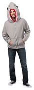 Rasta Imposta Hoodie Shark Zipped Sweatshirt, Adult Size Large GC16004LG