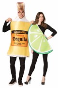 Rasta Imposta Tequila Bottle & Lime Slice Couple Costume 427