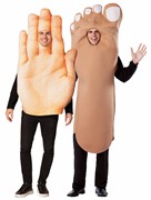 Rasta Imposta Hand and Big Foot Couples Costume, Adult One Size 10319