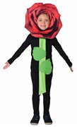 Rasta Imposta Red Rose Flower Costume, Child Size 3-6 1167-36