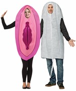Rasta Imposta Heavy Flow Days Fancy Vagina & Tampon Couples Halloween Costume, Adult One Size 20012