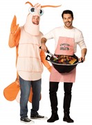 Rasta Imposta Grill Master & Shrimp Halloween Couples Costume Set, Adult One Size 20041