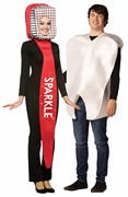 Rasta Imposta Tooth and Toothbrush Halloween Couples Costume, Adult One Size 20045