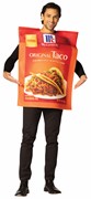Rasta Imposta McCormick Taco Seasoning Packet Halloween Costume, Adult One Size R1369-OS