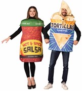 Tortilla Chips & Salsa Jar Couples' Costumes - Cute Funny Food