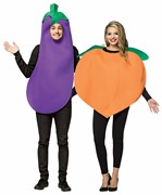 Rasta Imposta Eggplant & Peach Couple Halloween Costume, Adult One Size 20055