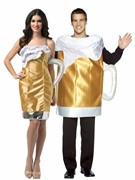 Rasta Imposta Beer Mug Dress and Beer Mug Couples Halloween Costume, Adult One Size & 4-10 10088