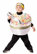 Rasta Imposta Bowl of Cereal with Spoon Halloween Costume, Child Size 3-6 R7402-36