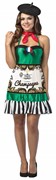 Rasta Imposta Champagne Dress Halloween Costume, Women's Size 4-10 GC7594