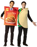 Rasta Imposta McCormick Taco Seasoning Packet  & Taco Couple Costume, Adult One Size 20080