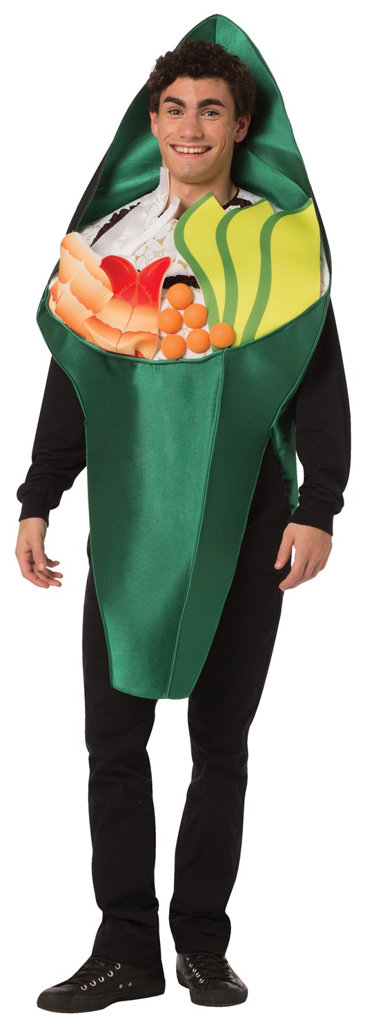 Rasta Imposta Sushi Hand Roll Costume, Adult One Size 1852