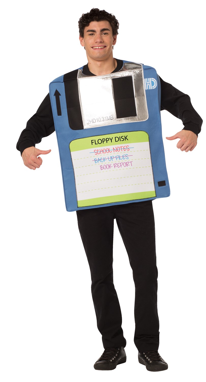 Vintage Floppy Disk Costume | floppy disk | Rasta Imposta