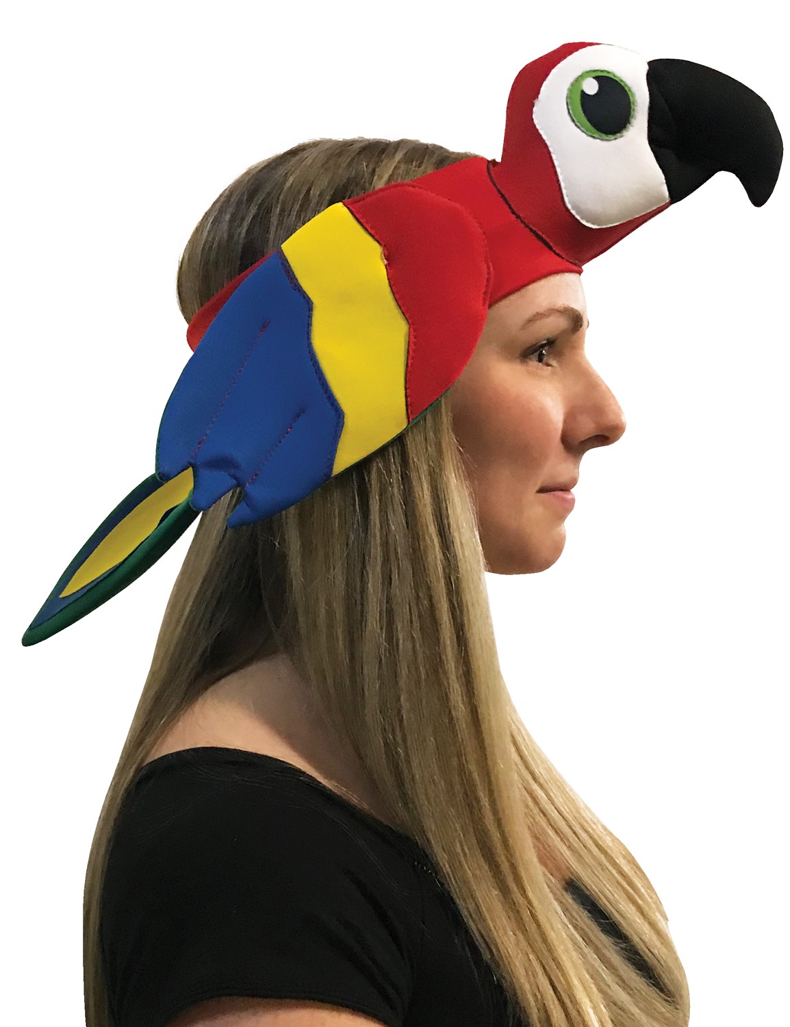 Rasta Imposta Traditional Parrot Headband, Adult One Size 18019