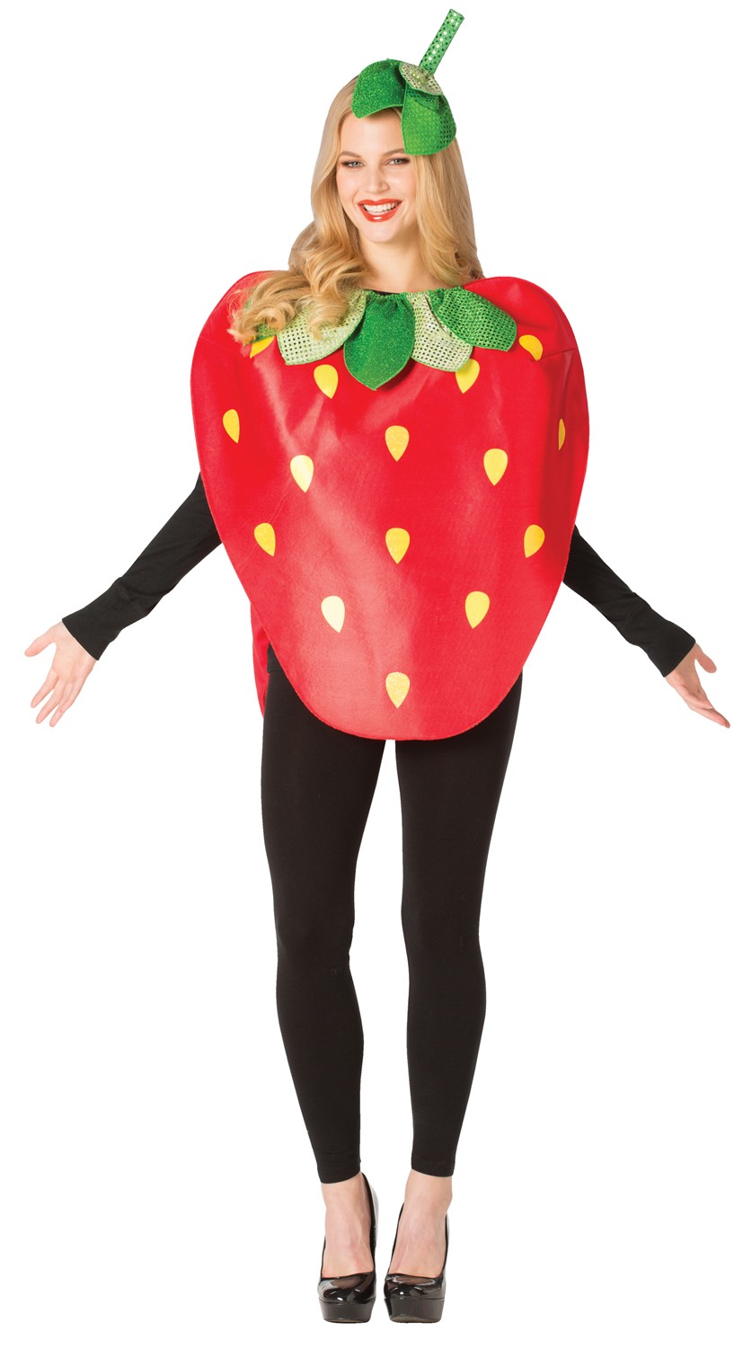 Rasta Imposta Strawberry Costume, Adult One Size GC6189