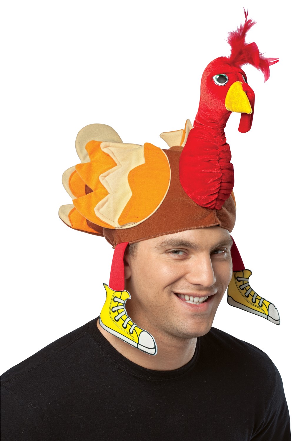 Rasta Imposta Funny novelty silly turkey hat Thanksgiving holiday