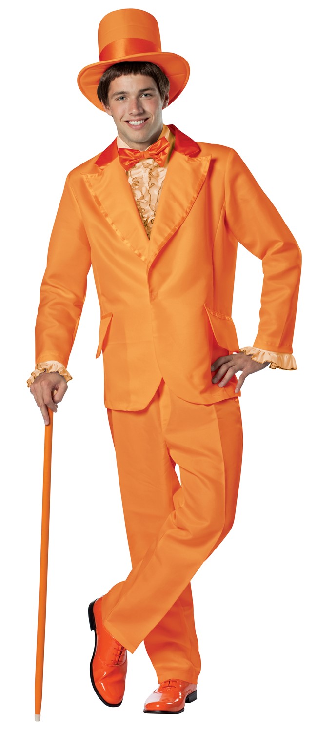 Orange Tuxedo, Orange Goofball Costume