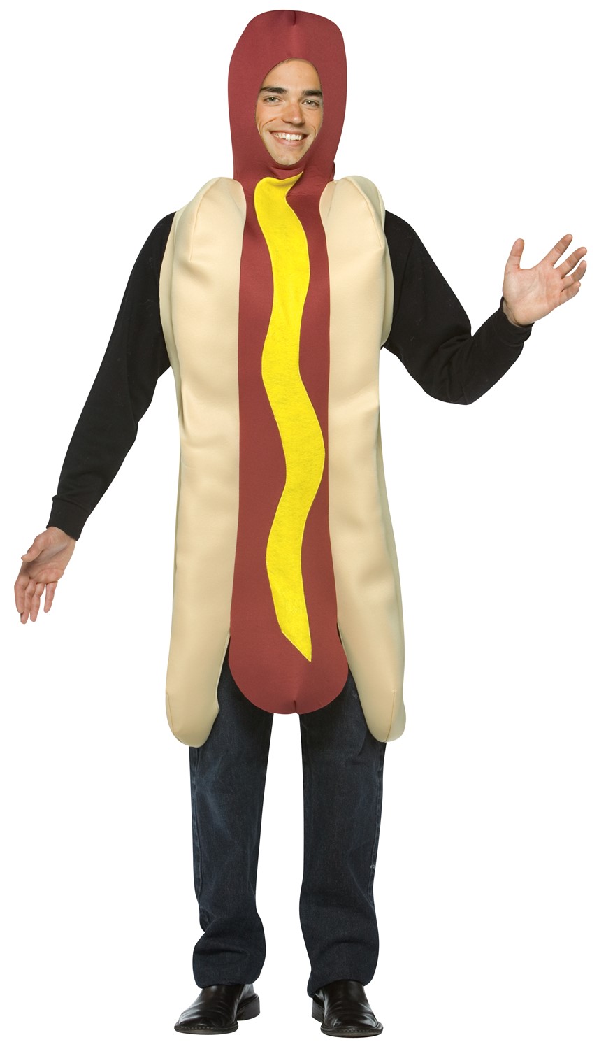 Rasta Imposta Hot Dog Costume, Adult One Size GC304