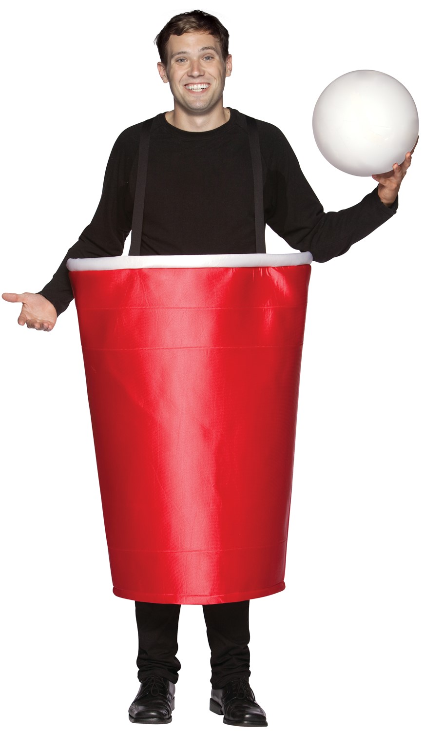 Red Beer Pong Cup Costume | Beer Pint | Rasta Imposta