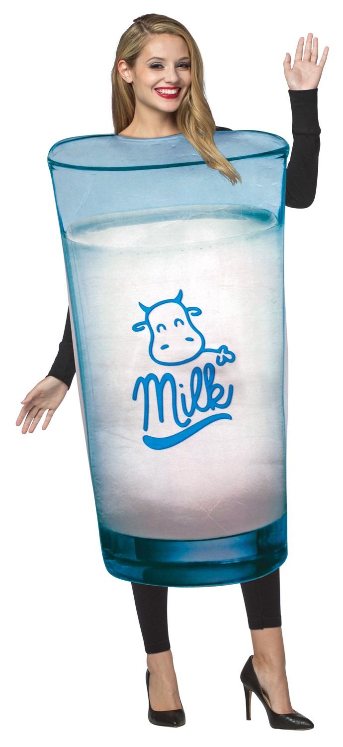 Rasta Imposta Glass of Milk Costume, Adult One Size 6800