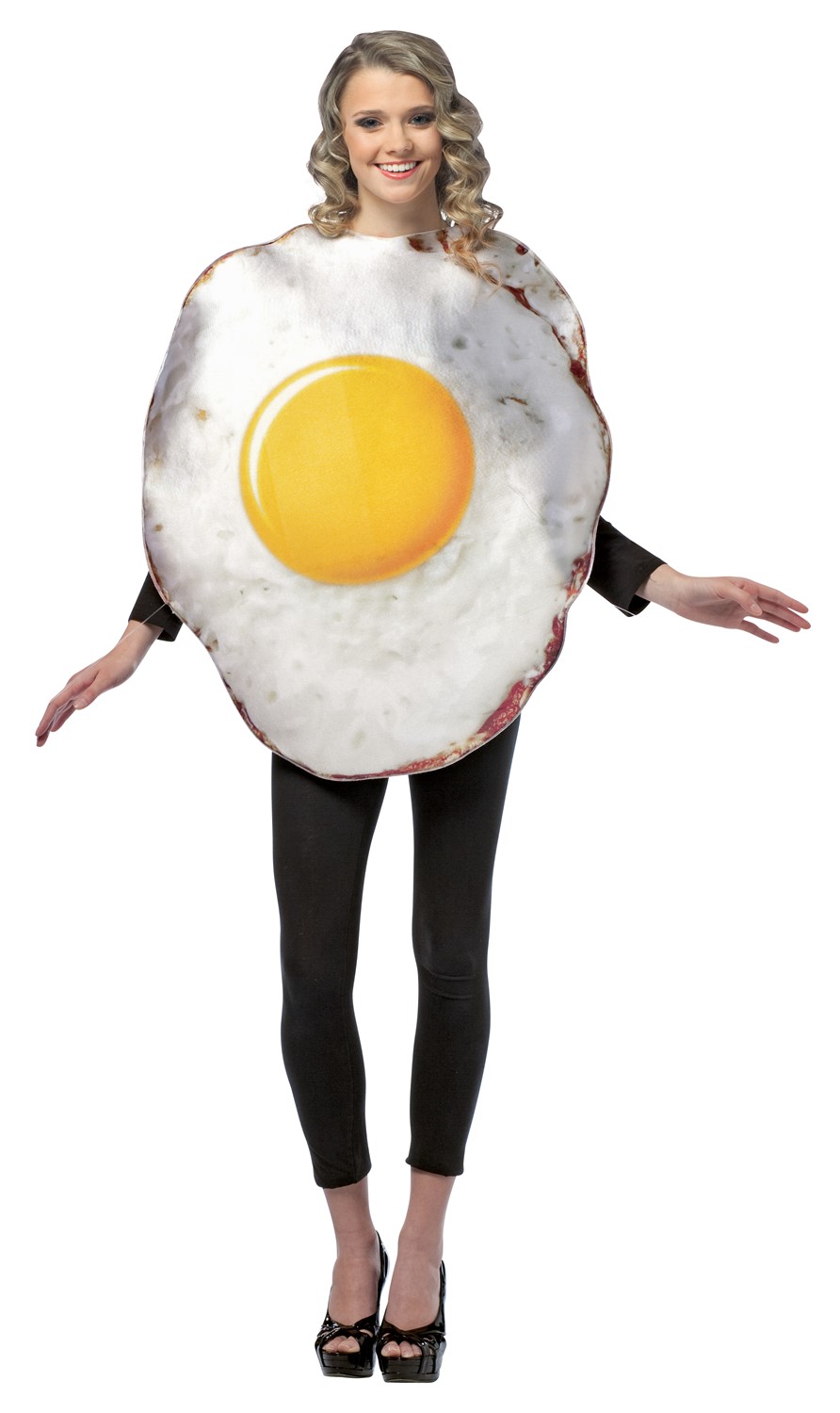 Rasta Imposta Fried Egg Costume, Adult One Size GC6811