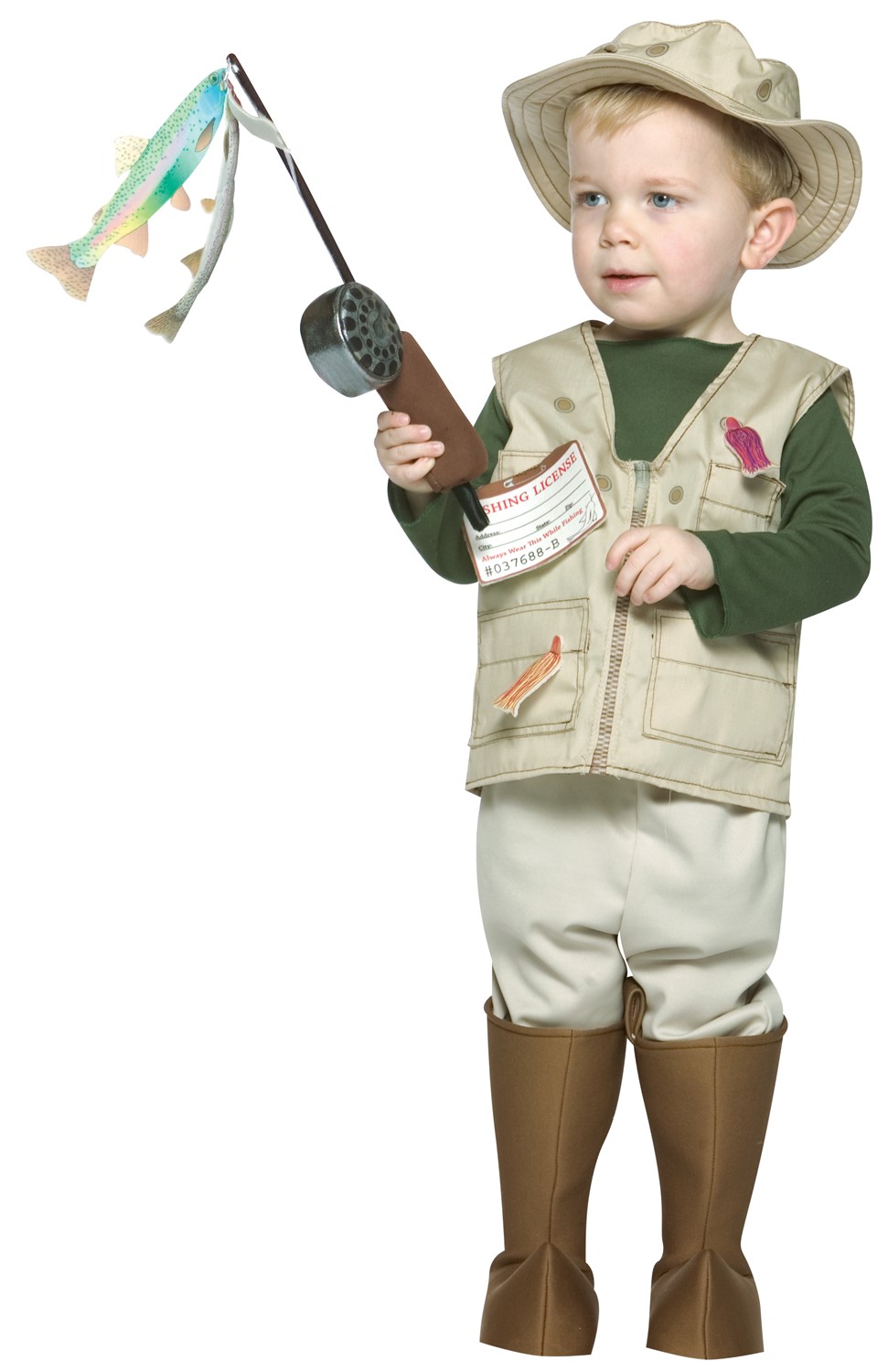 Rasta Imposta Future Fisherman Costume, Child Size 3-4 GC9560