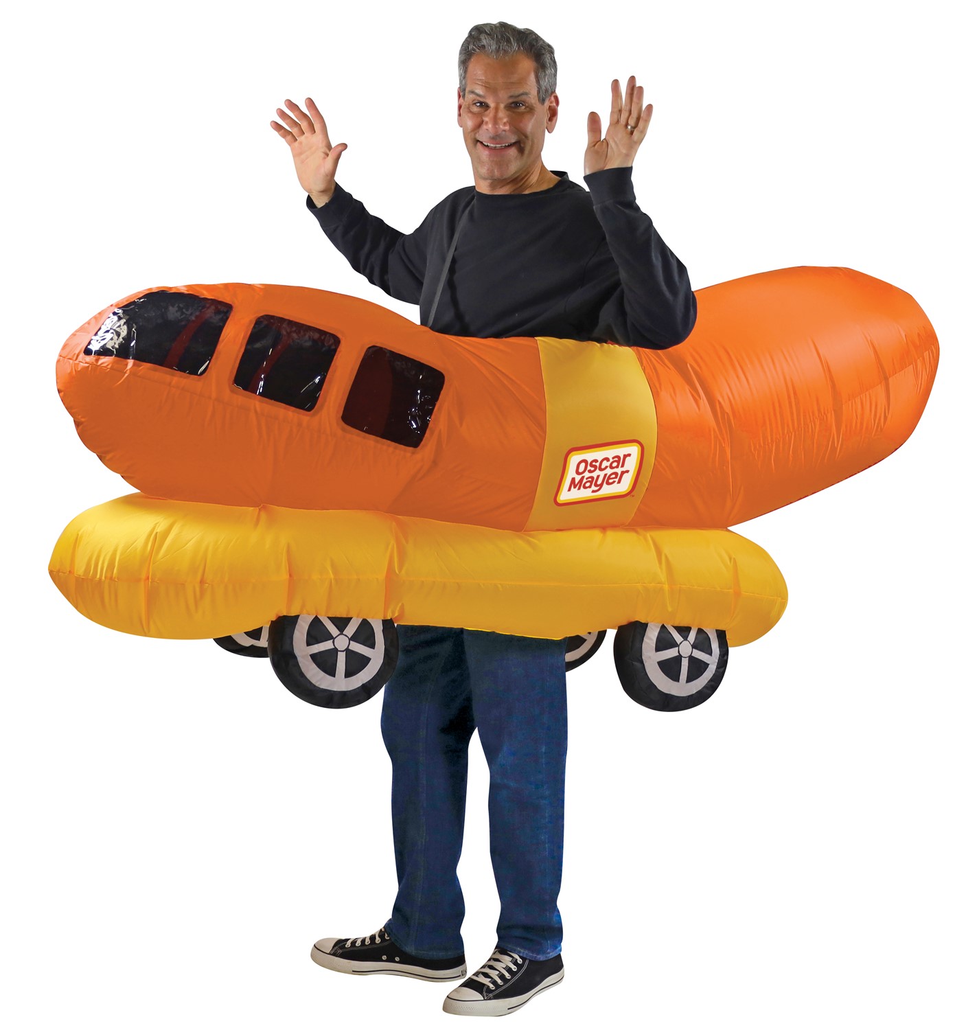 Rasta Imposta Oscar Mayer Inflatable Wiener Mobile Costume, Adult One Size 19054