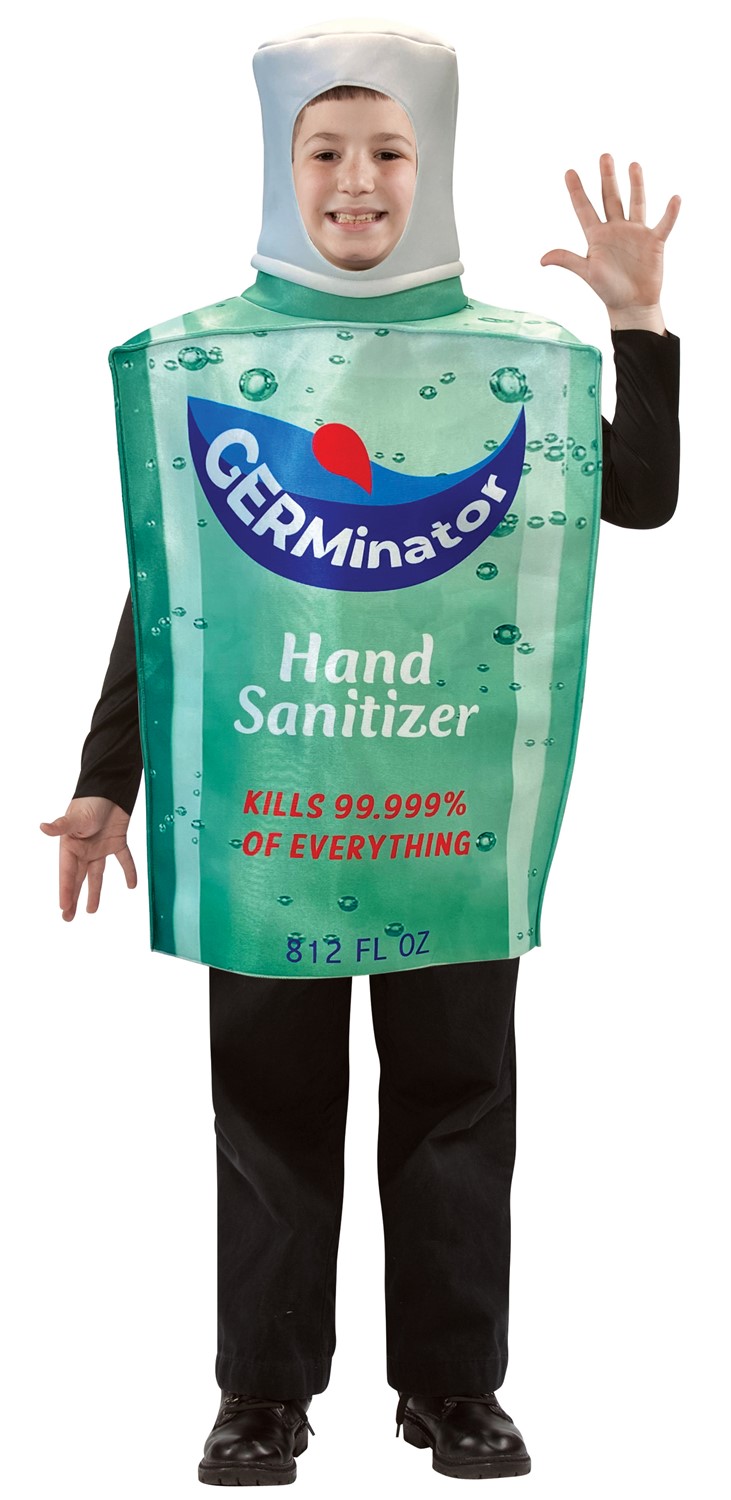 Rasta Imposta Germinator Hand Sanitizer Bottle Costume, Child 7-10 5216710