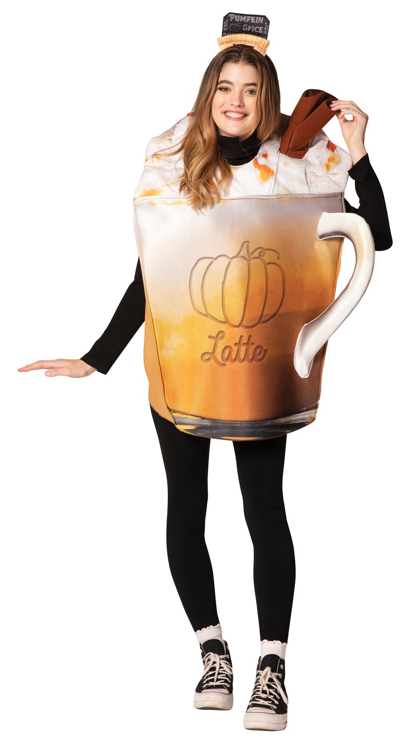 Rasta Imposta Pumpkin Spice Latte Costume, Adult One Size GC1666
