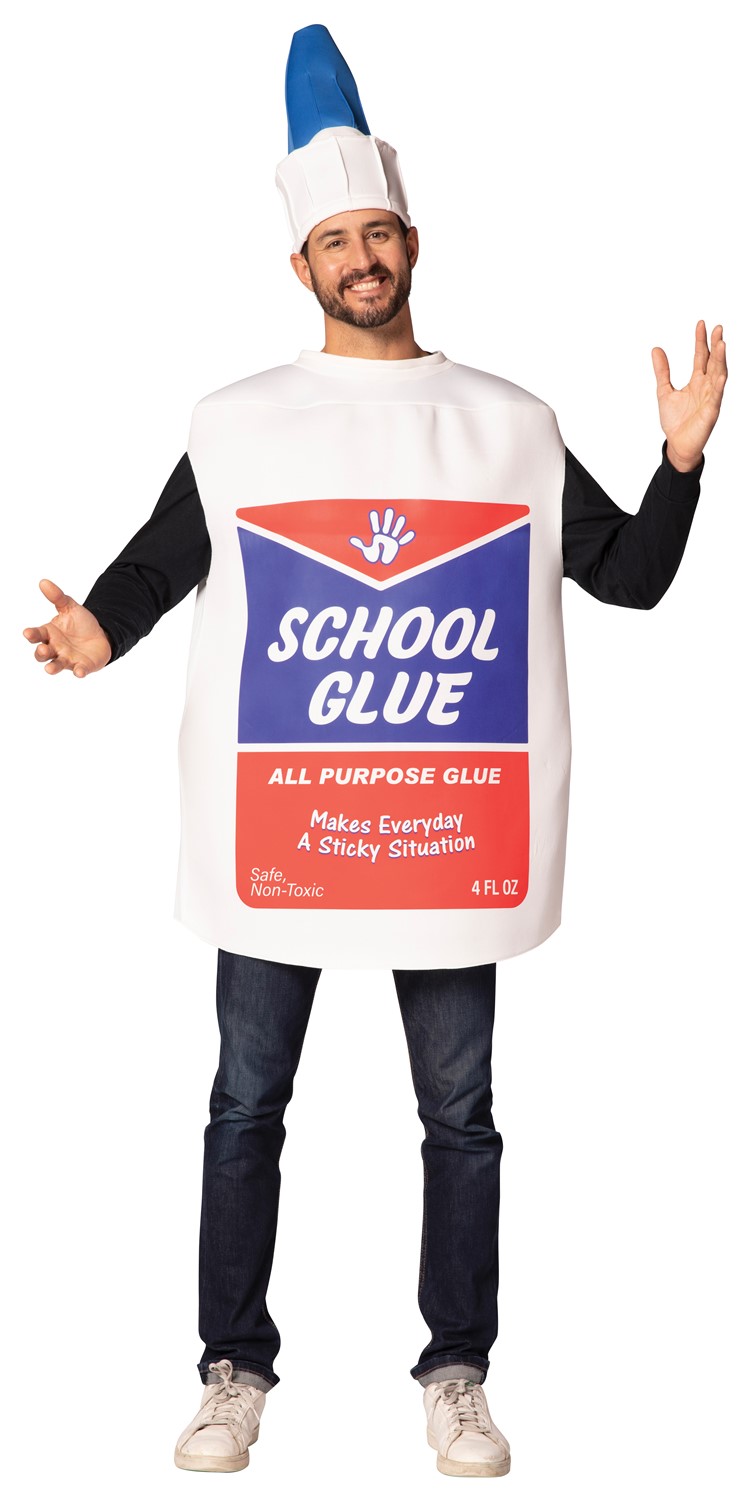 Rasta Imposta School Glue Squeeze Bottle Costume, Adult One Size 2001