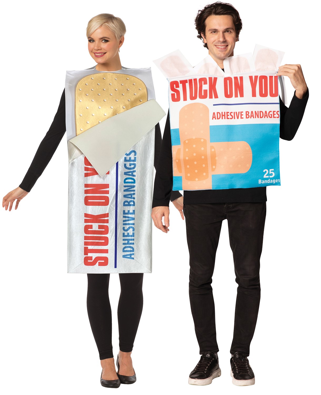 Bandage Box Couples Costume | Party | Rasta Imposta