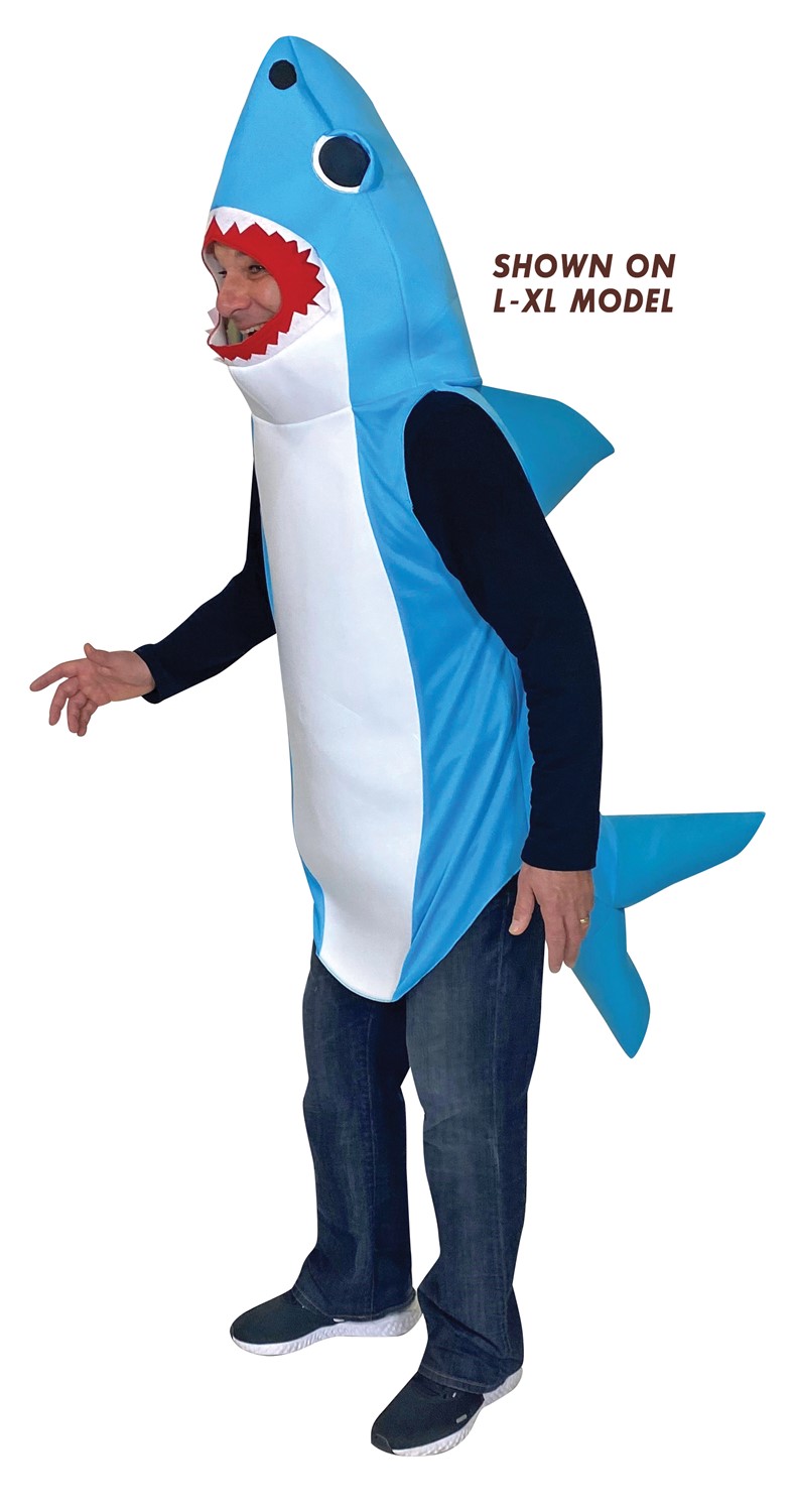 Rasta Imposta Ultimate Blue Shark Costume, Adult Size Small-Medium 1207