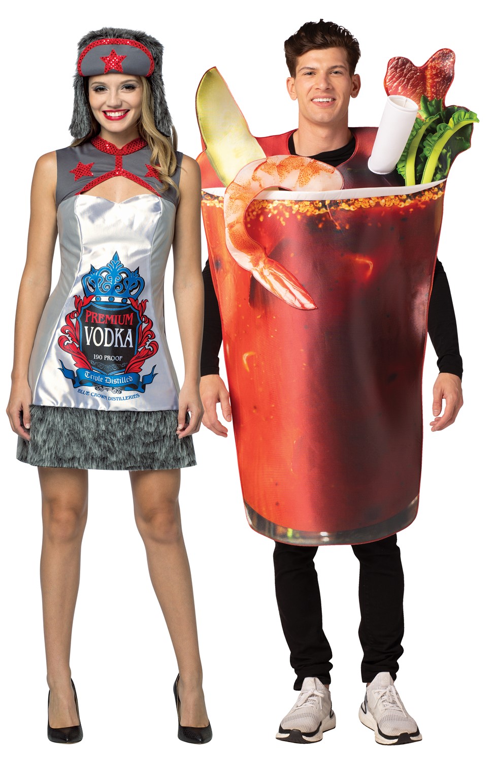 Rasta Imposta Bloody Mary and Vodka Dress Couple Costumes Cosplay Dress ...