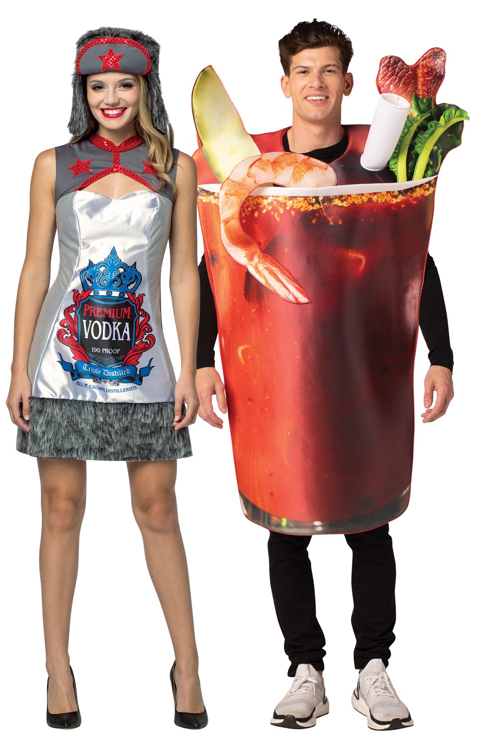 Rasta Imposta Bloody Mary And Vodka Dress Couple Costumes Cosplay Dress 