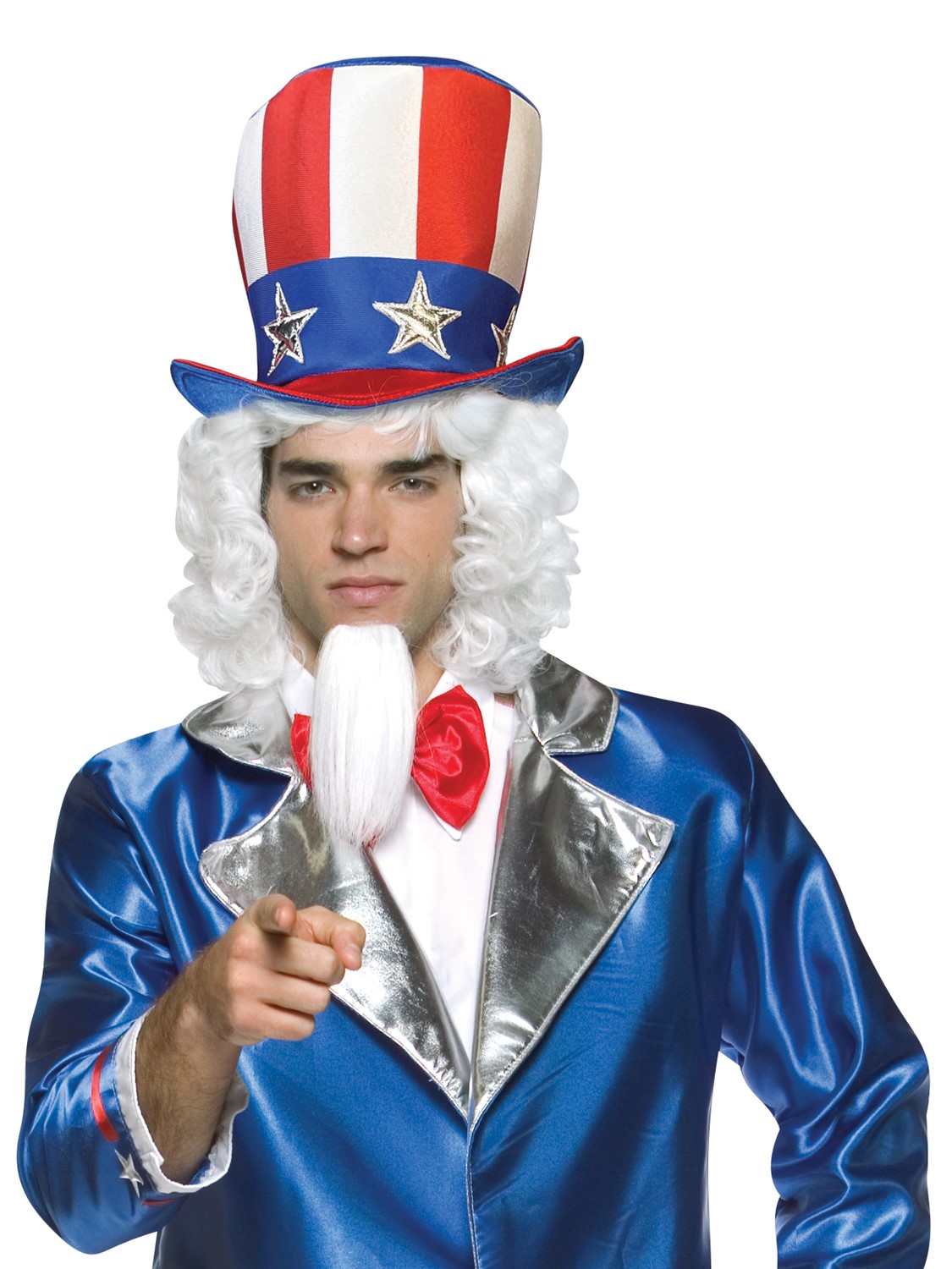 Ultimate Deluxe Uncle Sam Hat Halloween Costume, Adult One Size