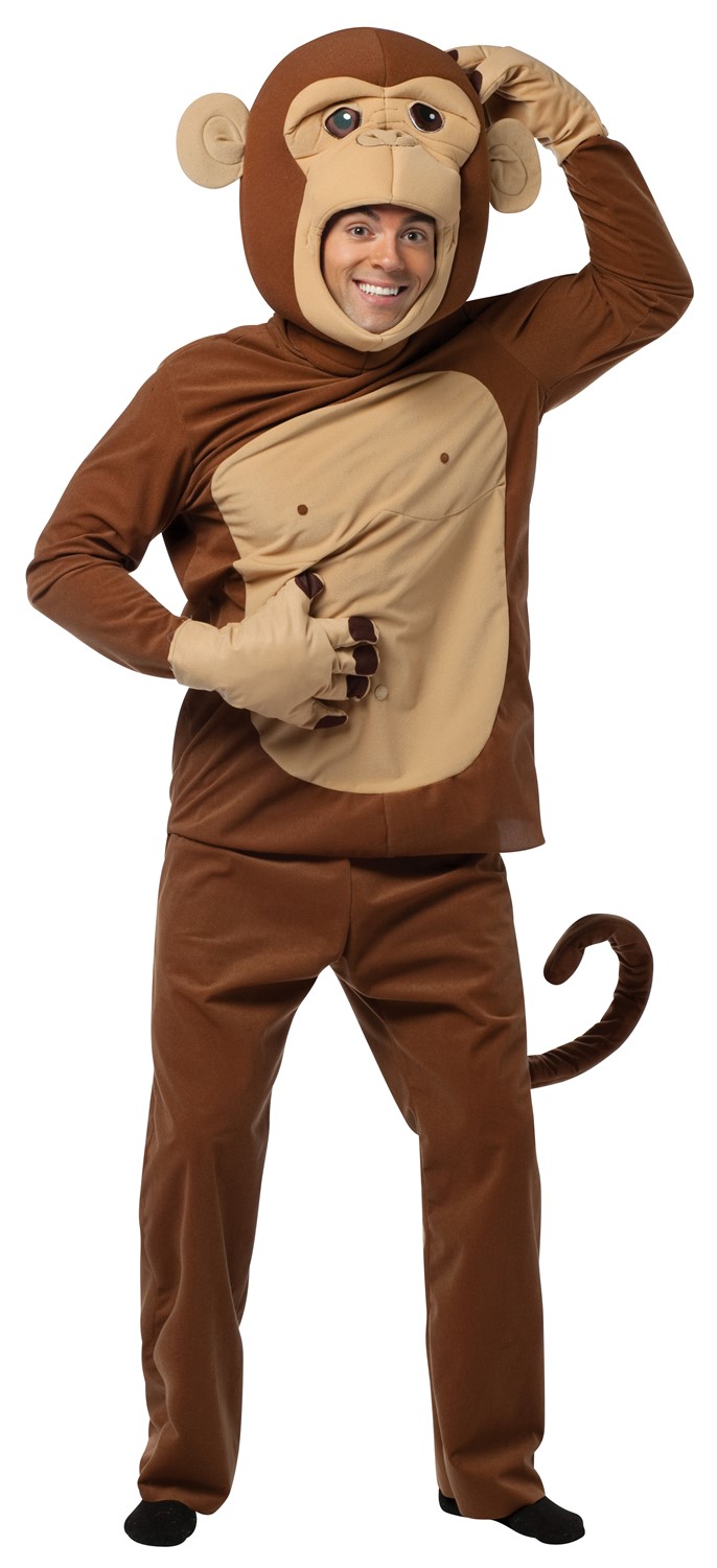 Rasta Imposta Monkeying Around Costume Jungle Animals Theater Plays Novelty Cosplay Party Funny Mens