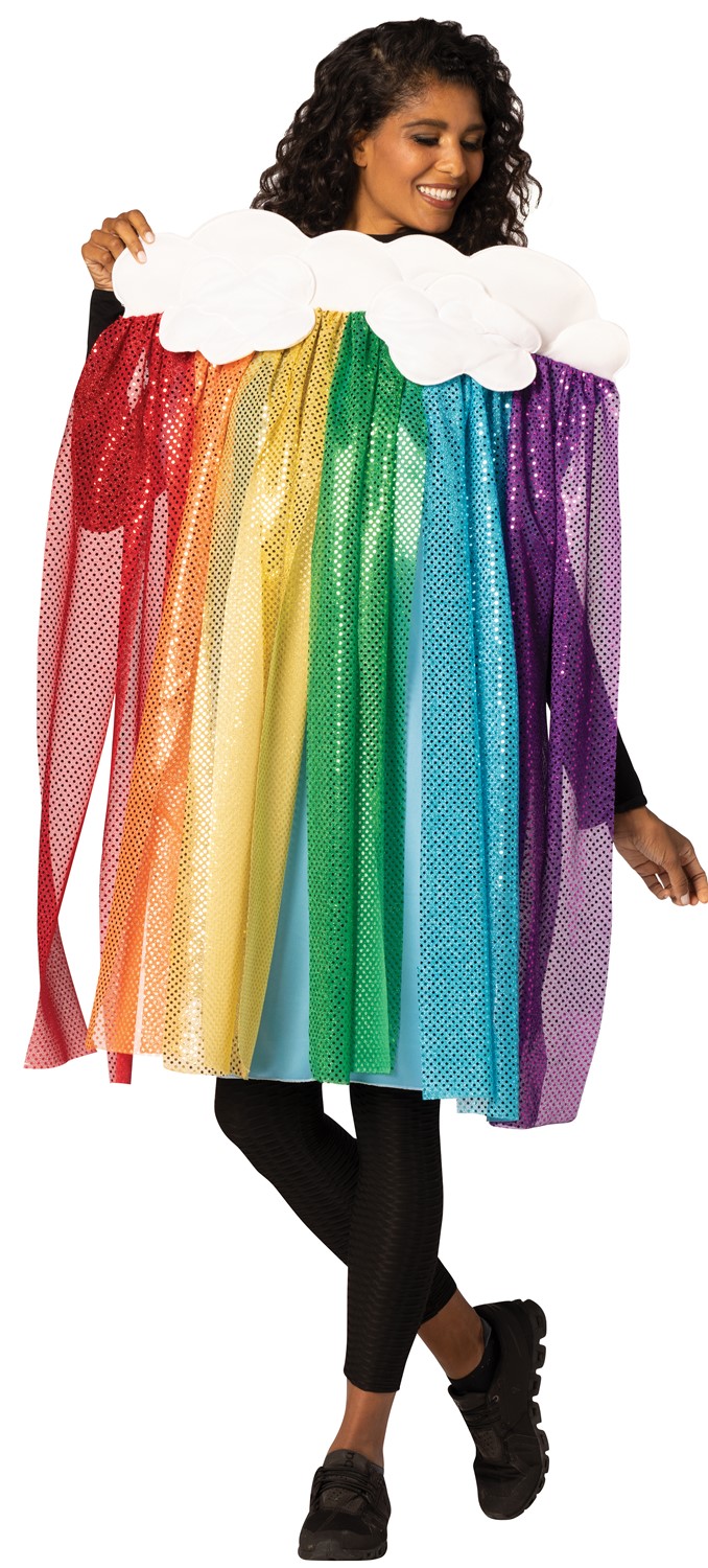Rainbow Halloween Costume, Adult One Size