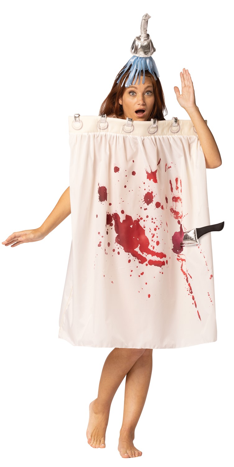 mercy Serrated Plausible Shower Murder Scene Halloween Costume, Adult One Size