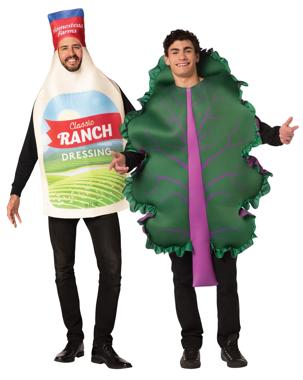 Rasta Imposta Kale Salad Tunic & Ranch Dressing Couples Halloween Costume, Adult One Size 20008