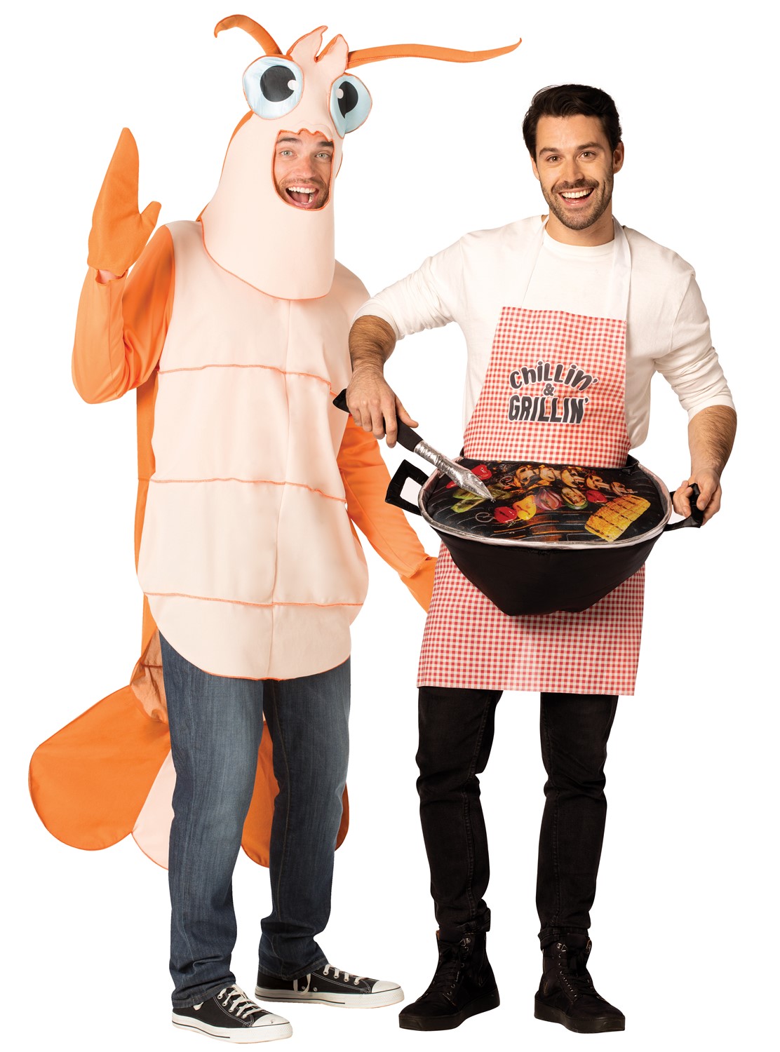 Rasta Imposta Grill Master & Shrimp Halloween Couples Costume Set, Adult One Size 20041