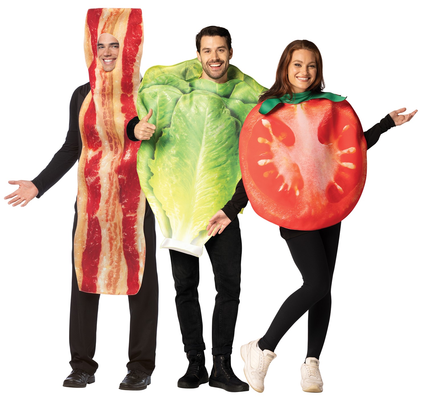 Rasta Imposta BLT, Bacon, Lettuce, & Tomato Halloween Group Costume, Adult One Size 20032