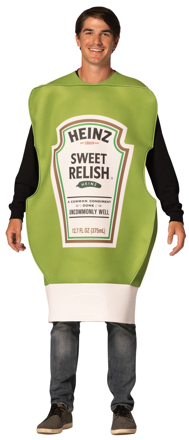 Rasta Imposta Heinz Relish Squeeze Bottle Halloween Costume, Adult One Size R1301-OS