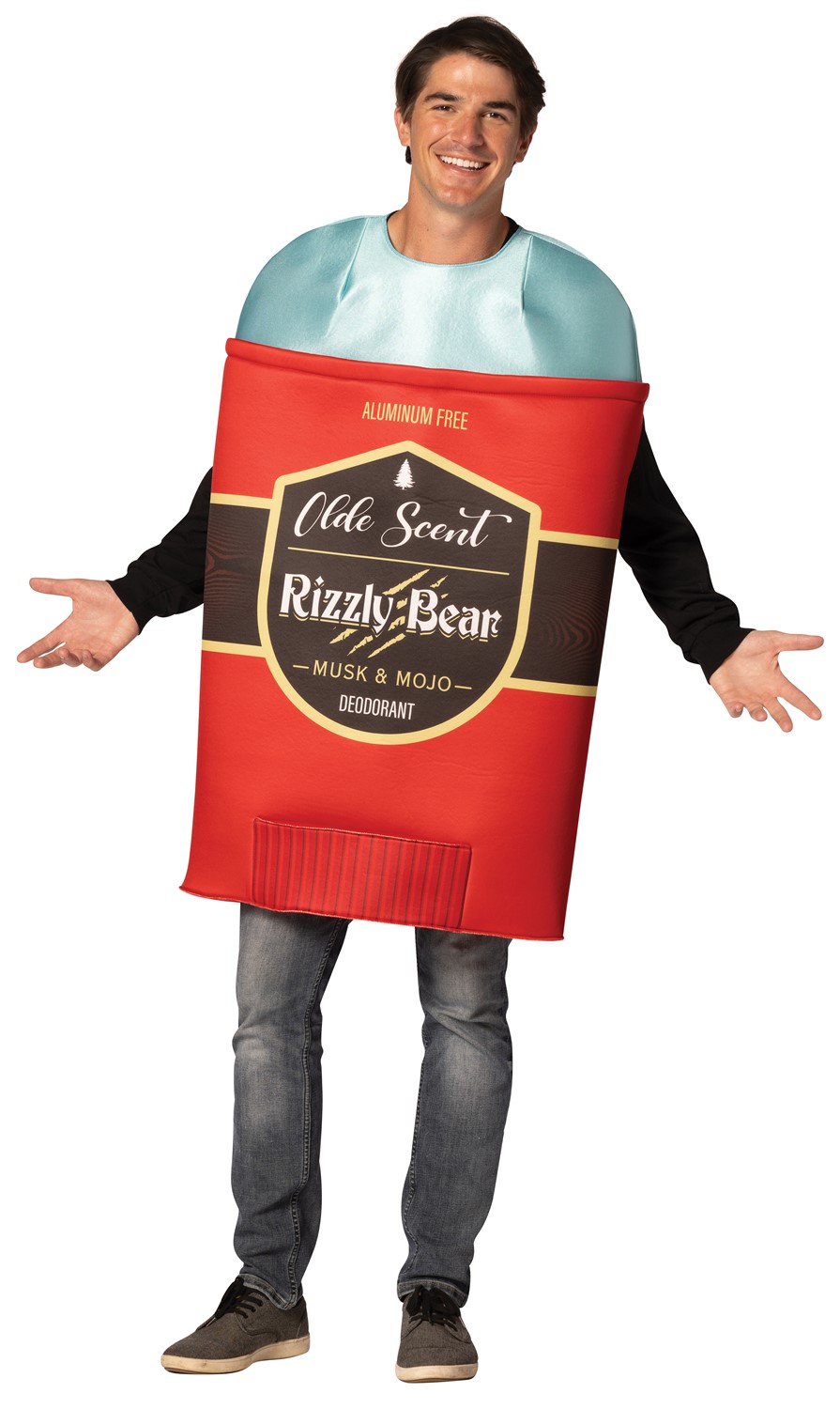 Rasta Imposta Olde Scent Men's Deodorant Halloween Costume, Adult One Size R1280-OS